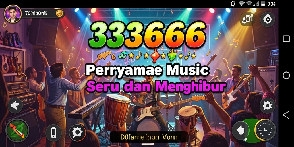 Gameplay <strong>333666</strong> dengan pengalaman musik yang penuh warna.