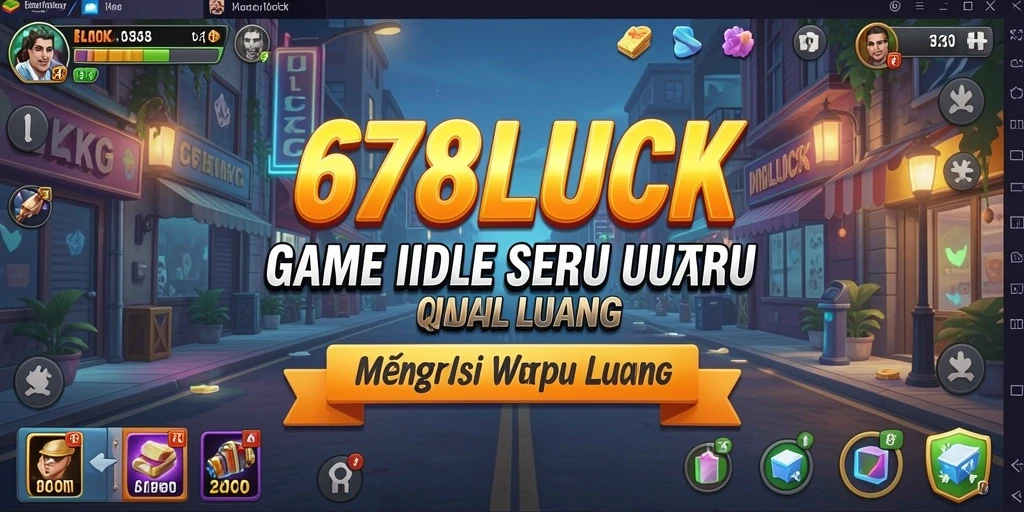 Screenshot utama 678LUCK menunjukkan gameplay yang seru dan santai.
