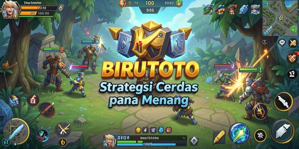 Screenshot BIRUTOTO yang menunjukkan taktik strategis dalam permainan.