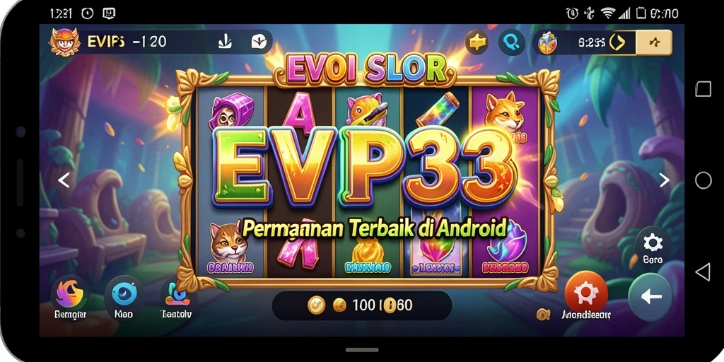 Tampilan gameplay menarik dari EVIP3 yang penuh warna.