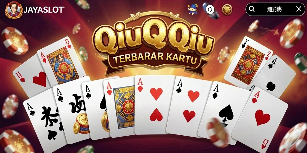 Tampilan gameplay seru dari JAYASLOT saat bermain QiuQiu.