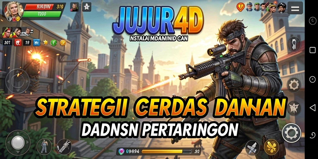 Tampilan gameplay JUJUR4D yang dinamis dan menarik.