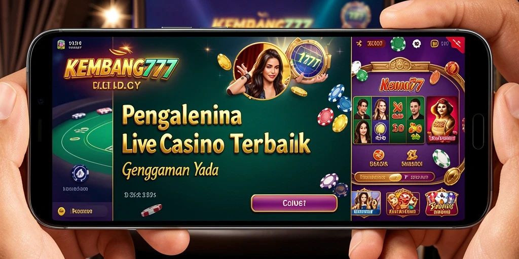 Screenshot gameplay KEMBANG777 menunjukkan suasana kasino yang nyata dan interaktif.
