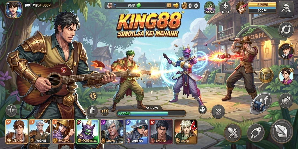 Tampilan menarik dari gameplay KING88 dengan elemen simulasi yang mendalam.