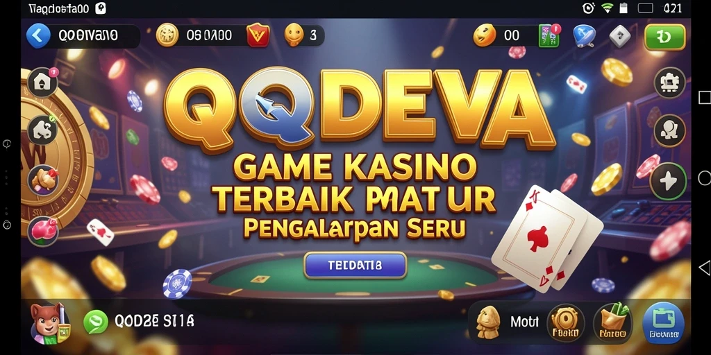 Tampilan menarik dari gameplay kasino yang mendebarkan.
