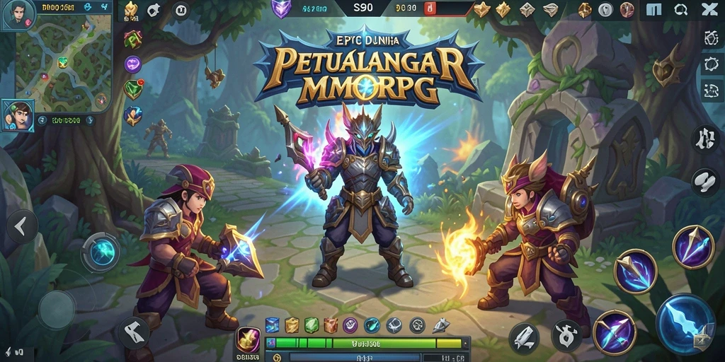 Tampilan gameplay menakjubkan dalam dunia MMORPG S80.